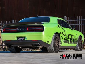 Dodge Challenger Hellcat Performance Exhaust by Borla - Cat-Back Exhaust - Factory Valance Dodge Challenger Hellcat Performance Exhaust by Borla - Cat-Back Exhaust - Factory Valance
